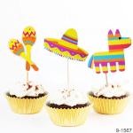 Kids Birthday Eco Friendly Animals Party Cake Topper