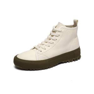 Quality Off White EU 46 Size Anti Odor Mens Leather Casual Boots Fleece Sock wholesale