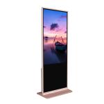 1920x1080 Free Standing Touch Screen Kiosk 55 Inch Airport Self Check In Kiosk