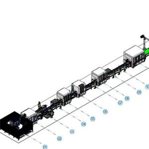 Quality Compatible models single/double lithium battery production assembly line wholesale