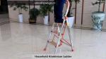 Silver 3 Step 1.0mm Household Aluminium Ladder