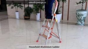 Quality Silver 3 Step 1.0mm Household Aluminium Ladder wholesale