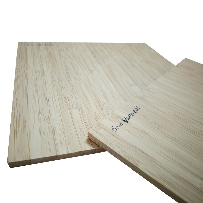FSC 1 Ply Vertical 9mm Solid Bamboo Panel For Furniture