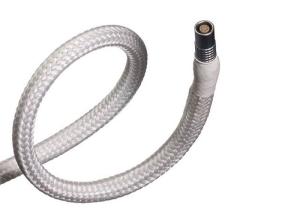 Quality Flame Retardant Automotive Braided Sleeving White Color For HDMI Cables wholesale
