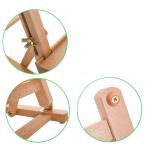 H Frame Tabletop Wooden Easel Stand Art Display Easel For Painting And