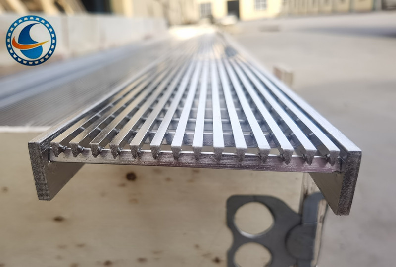 Straight Grating Wedge Wire Screen Panel Stainless Steel 316l 3mm Slot