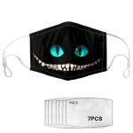 Cartoon Printed Activated Carbon Filter Face Mask