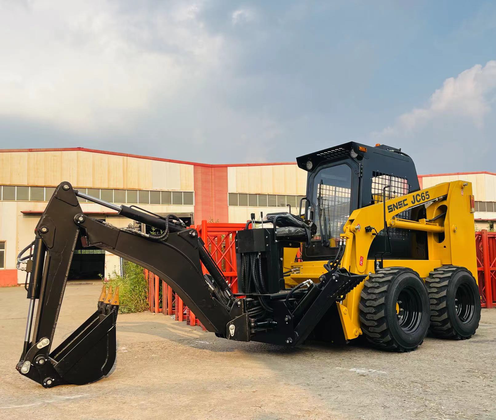 50HP 60HP 75HP 100HP Mini Loader with Hydrostatic Pump and 1920mm Max Dumping Height