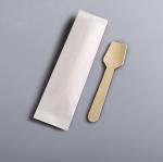 Individually Degradable Disposable Wooden Spoon Knife Fork Ice Cream Spoon