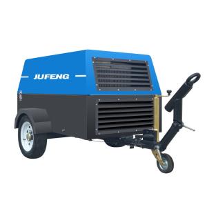 Quality 23kw 85 - 125 Cfm Portable Diesel Air Compressor With Smart Controller wholesale