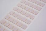 5x5mm 1mil White Matte High Temperature Resistant Polyimide Label