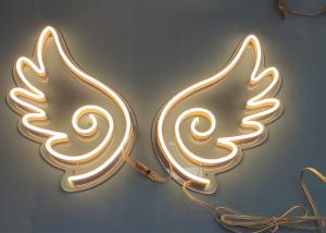 Quality Silica Gel Vasten Wing Neon Led Signs 12VDC For Amusement Park wholesale
