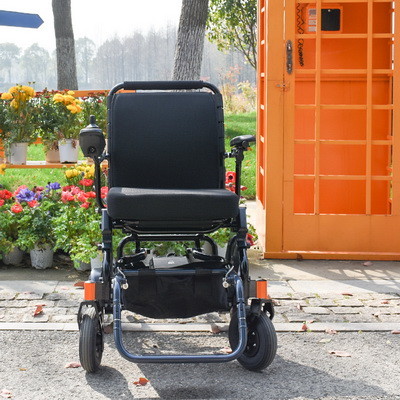 Lithium Battery Foldable Electric Wheelchair Lightweight