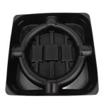 Recyclable PVC Blister Tray OEM Vacuum Black ESD Hardware Plastic Tray