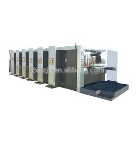 Quality Box Carton High Speed Felxo Printer Oil-Coating Drying Slotter And Die Cutter Machinery wholesale