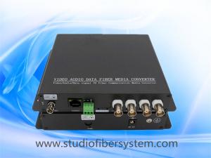 Quality 4 HDTVI video 1 RS485 1 ethernet to fiber converter for CCTV surveillance system wholesale