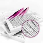Custom Logo Russian Volume Lashes Natural Black Color 8 - 18mm Length