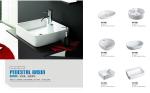 Novel design smooth cloakroom bathroom suites