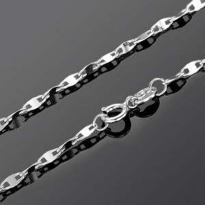 Quality Fine Jewelry 18K White Gold Chain Women Necklace 16 inches (NG0115) wholesale