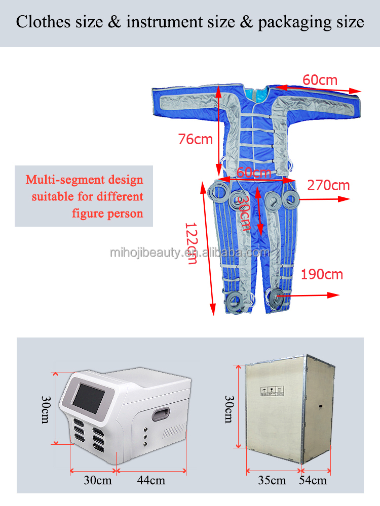 5 Modes 48KPa Infrared Pressotherapy Machine High Efficiency For Weight Loss