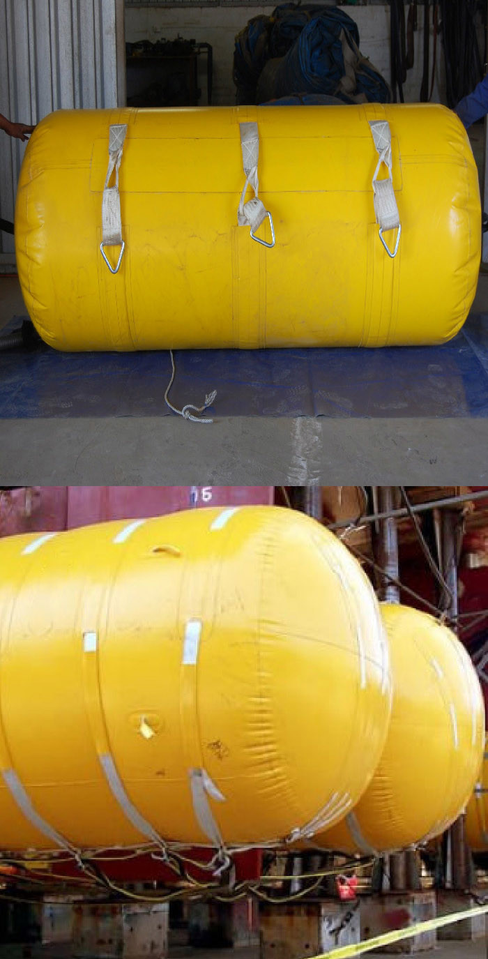 Salvage Enclosed Boat Air Bags with Durable Materials for Underwater Filming