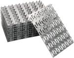 6x4 Inch Pronged Truss Flat Mending Plates Galvanized Steel With 8mm Nail Teeth
