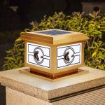 Moisture Proof Solar Pillar Light 12W Solar Outdoor Column Lights For villa
