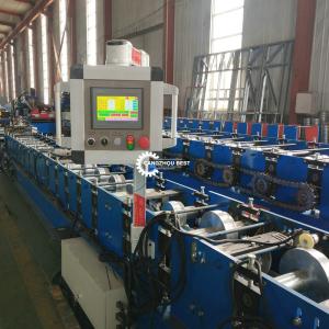 Quality 5.5kw Plc Delta Shutter Door Roll Forming Machine wholesale