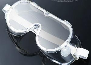 Quality PVC / PC Anti Fog Protective Goggles Water Resistant Eyeglasses Wearable wholesale