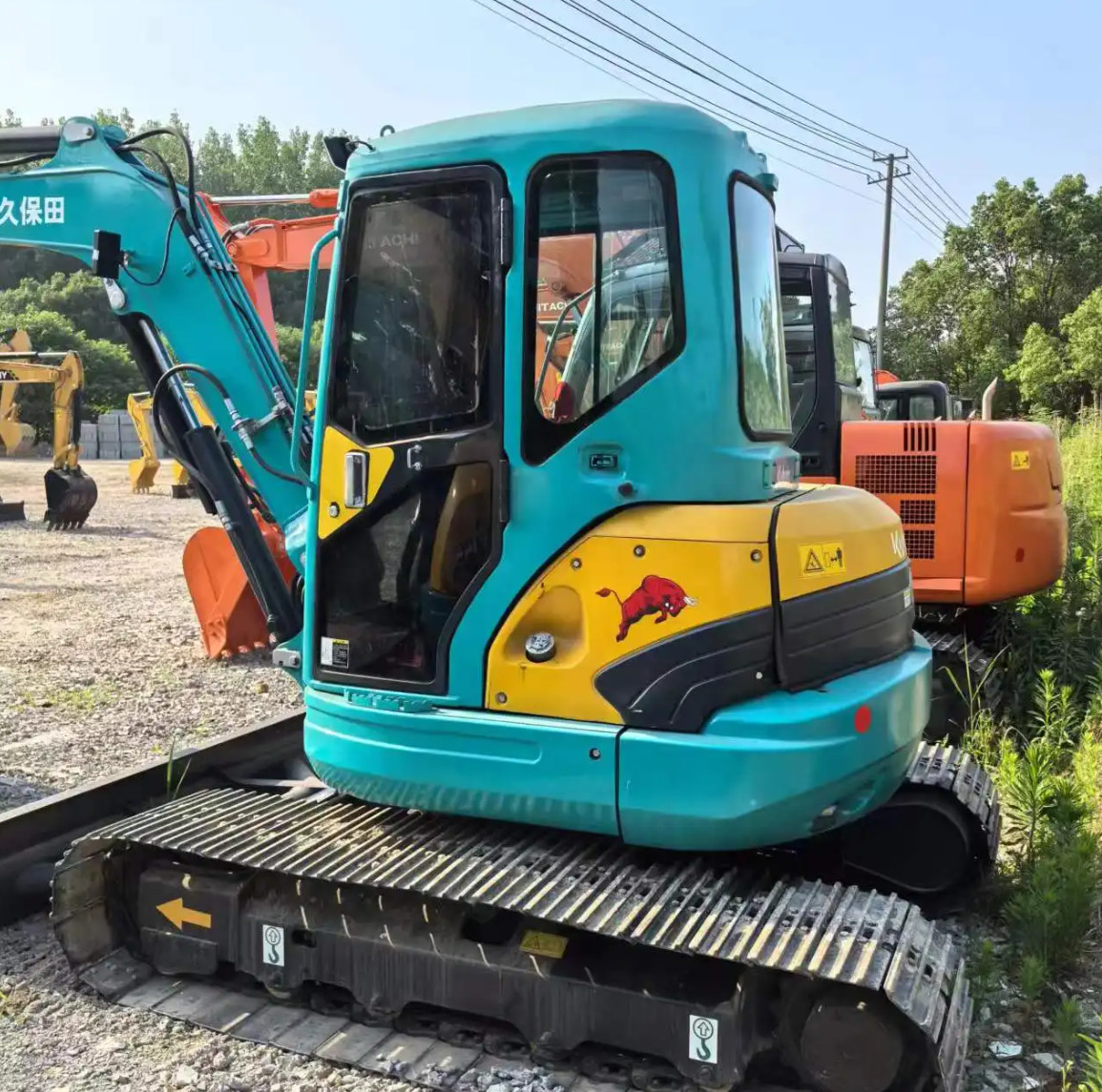6 Ton Japan Brand Mini Excavator With Kubota Engine Bagger