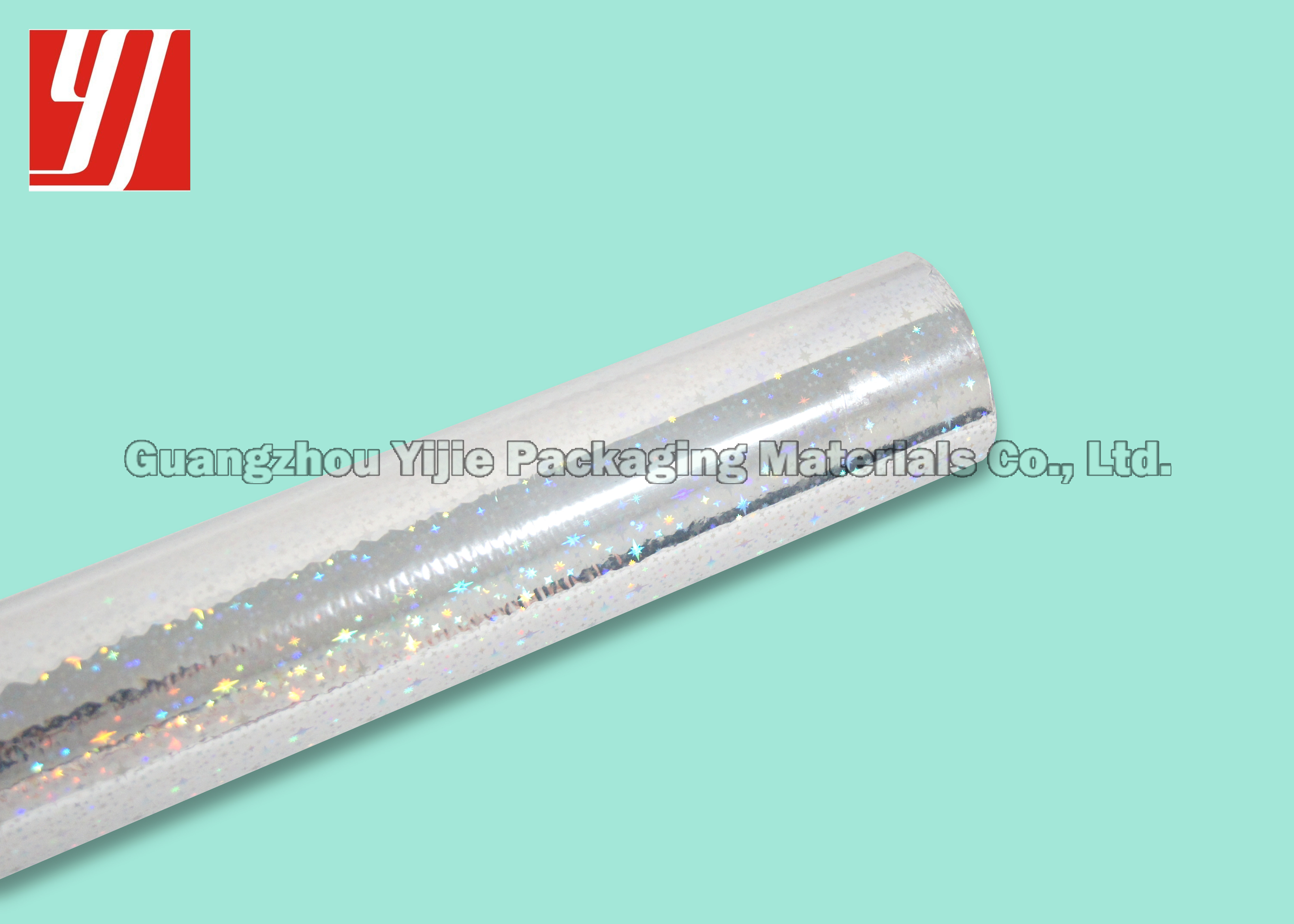 180m Silver Laser Foil Roll For Hand Bag Greeting Card