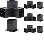 Powder Coated Steel Sustainable Woodworks Corner Brackets for Elevated Wood
