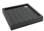 Black ABS Non Slip Point Bathroom Shower Trays , Square Shower Base