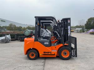 Quality FL25 2.5 Ton SNSC LPG Forklift With Nissan K25 Engine wholesale