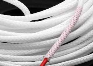 Quality Smooth Surface Flexible Braided Wire Covering , High Temperature Wire Sleeve wholesale