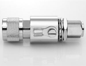 Quality N Male To Female Bulkhead Rf Lightling Arrestor With Flange For Buildings 350V / 470V wholesale