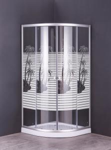 Quality Sliding Glass Door Shower Enclosure , Bathroom Shower Stalls Easy Installation wholesale