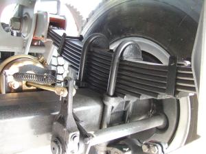 Quality Leaf Spring Suspension Semi Trailer Spare Parts With 10 Pieces Leafs W90mm * T16mm wholesale