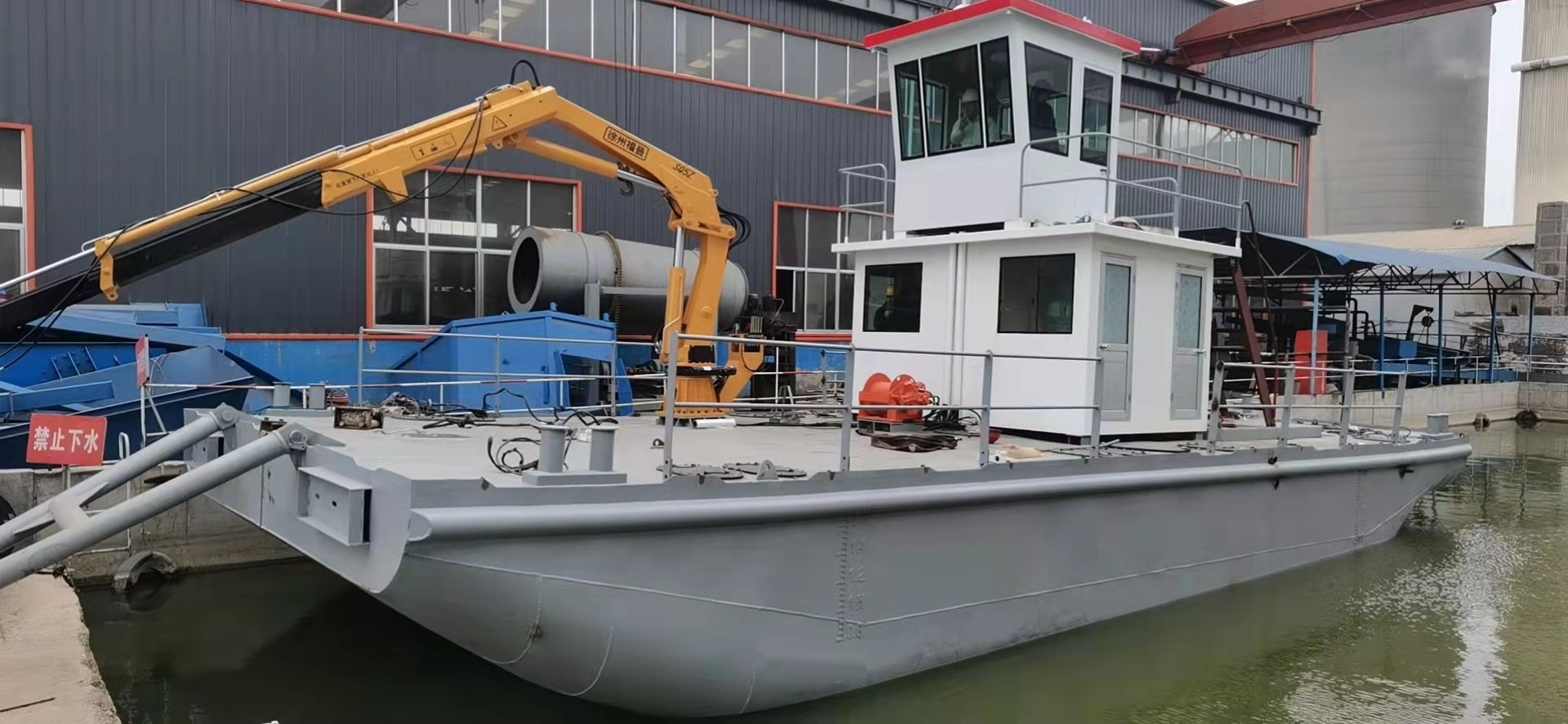 Portable Steel Work Boat 600 Hp Tug Boat With Propellers