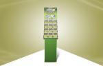 Green Pop Cardboard Display , Cardboard Shelving Displays For Househeld