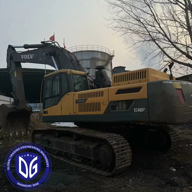 Used Volvo EC480 48Ton Crawler Excavator Large Construction Equipment In Good Condition