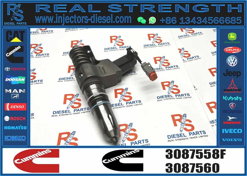 Auto Parts Common Rail Diesel Fuel Injector 3407776 3411385 3087558F For Cummins QSN14 N14