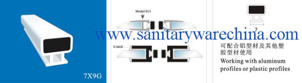 Sealing Strips/waterproof magnetic strips/shower door seals/PVC Magnetic Seal
