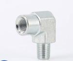 Round Head Galvanized Sheet Stainless Steel Hydraulic Adapter 90 Degree Elbow