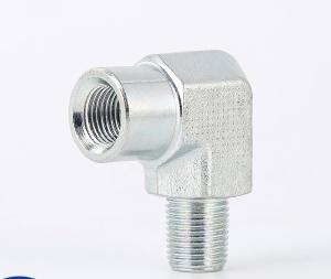 Quality Round Head Galvanized Sheet Stainless Steel Hydraulic Adapter 90 Degree Elbow wholesale