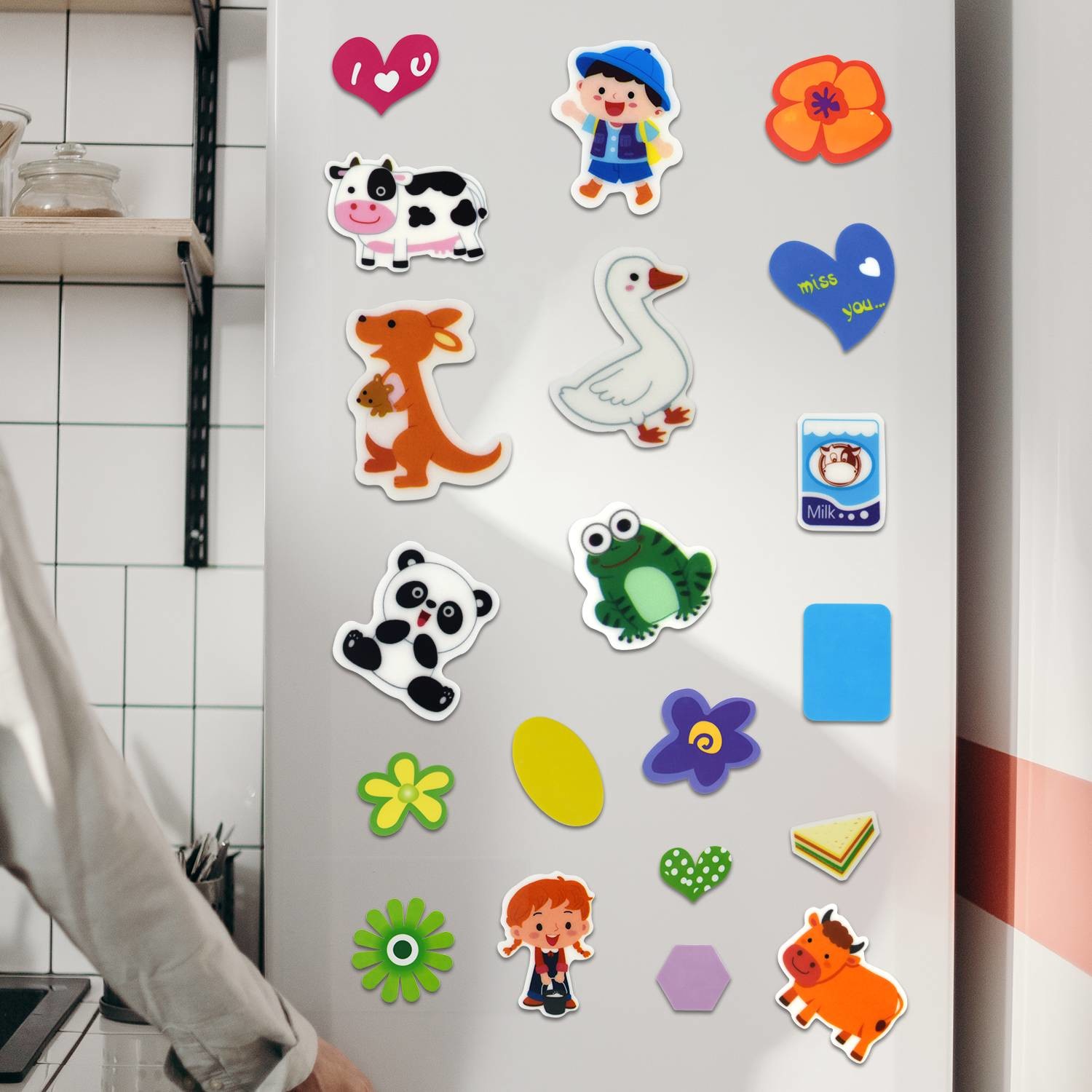 Removable Reusable Preschool Books Children Learning Toy Eco Friendly