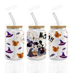 UV DTF Cup Wrap Transfers For Glass Tumblers Halloween Cup Stickers Design