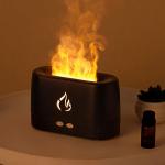 HOMEFISH Flame Effect Ultrasonic Aroma Humidifier Aromatherapy 230ML