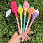 2021 Popping Silicone Rainbow Pen Push Bubble Fidget Toys with Heat Sensitive