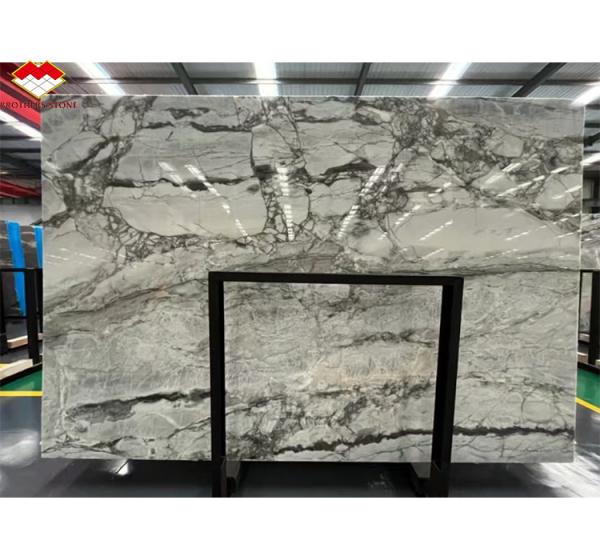 Brazil Calacatta Grey Marble Fish Belly Gray Marble for Hotel Anti Slip Stairs